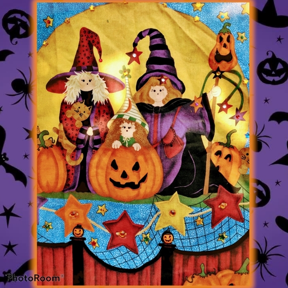 Vtg 90s Halloween vest reversible - Picture 4 of 16